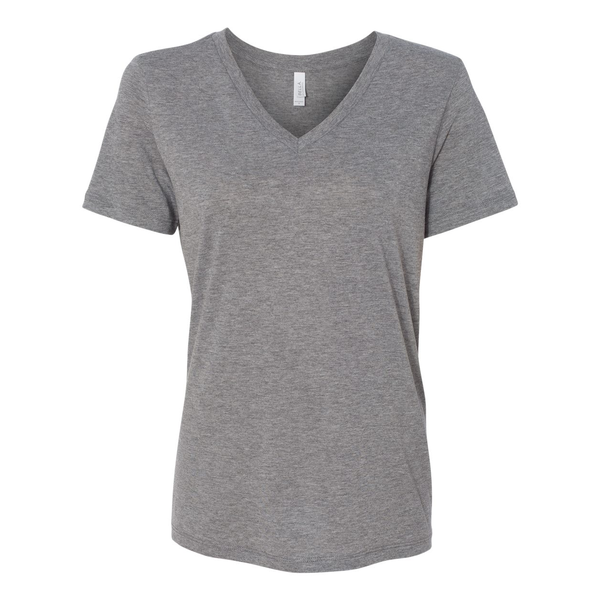 Bella + Canvas® Relaxed TriBlend Jersey V-Neck Ladies' Tee