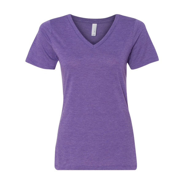 Bella + Canvas® Relaxed TriBlend Jersey V-Neck Ladies' Tee