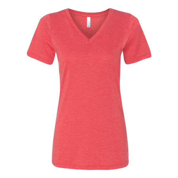 Bella + Canvas® Relaxed TriBlend Jersey V-Neck Ladies' Tee