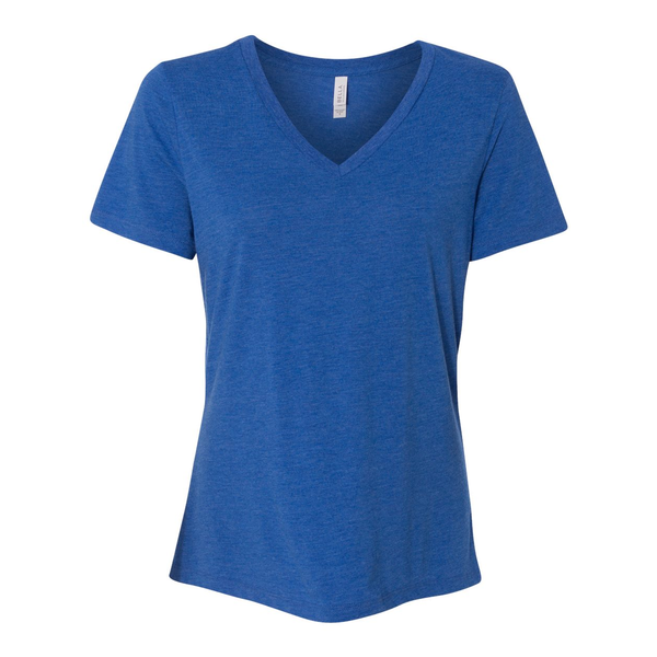 Bella + Canvas® Relaxed TriBlend Jersey V-Neck Ladies' Tee