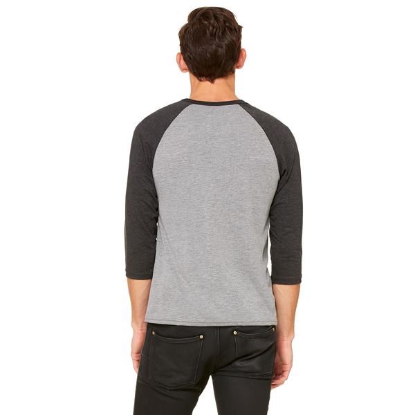 Bella + Canvas® Triblend Unisex Baseball 3/4-Sleeve Tee