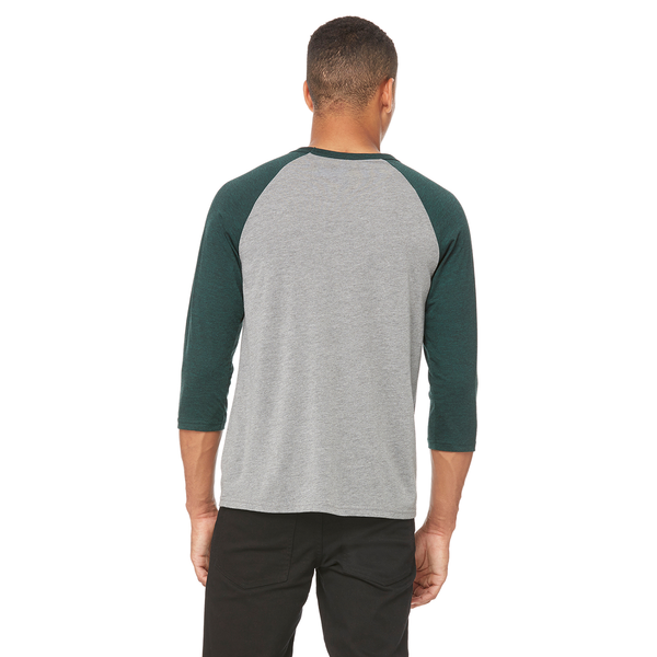 Bella + Canvas® Triblend Unisex Baseball 3/4-Sleeve Tee