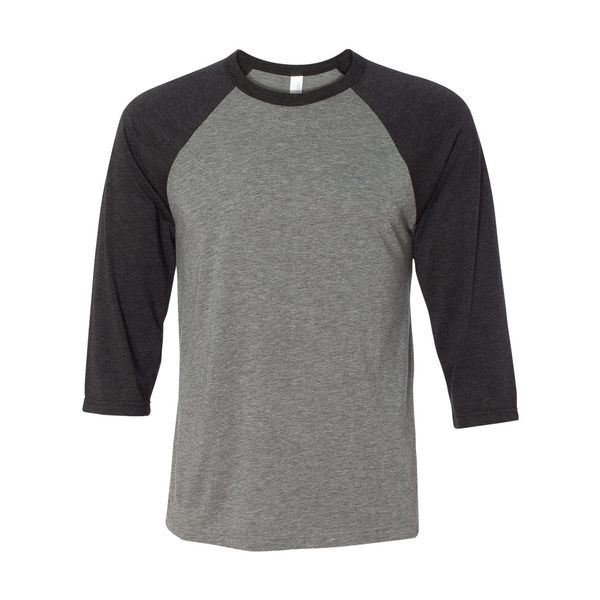 Bella + Canvas® Triblend Unisex Baseball 3/4-Sleeve Tee