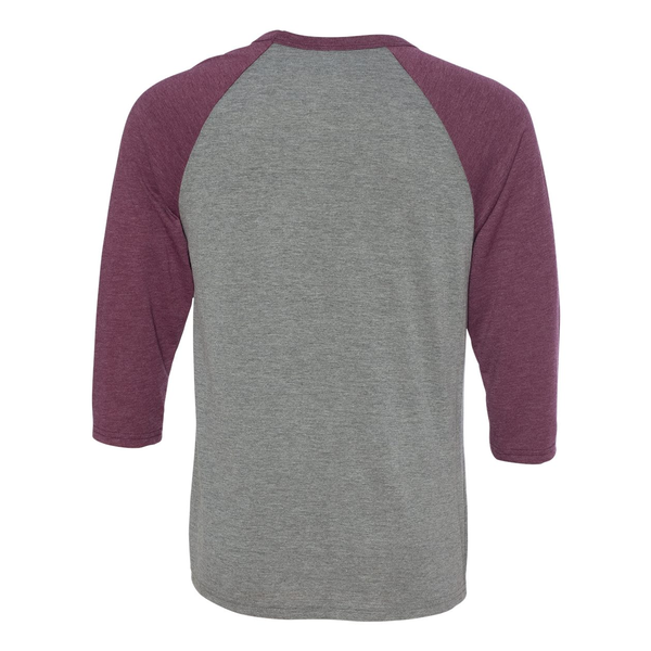 Bella + Canvas® Triblend Unisex Baseball 3/4-Sleeve Tee