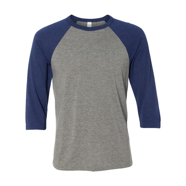 Bella + Canvas® Triblend Unisex Baseball 3/4-Sleeve Tee