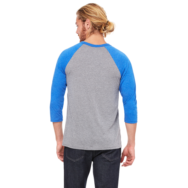 Bella + Canvas® Triblend Unisex Baseball 3/4-Sleeve Tee