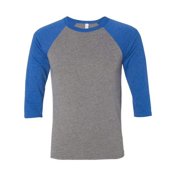 Bella + Canvas® Triblend Unisex Baseball 3/4-Sleeve Tee