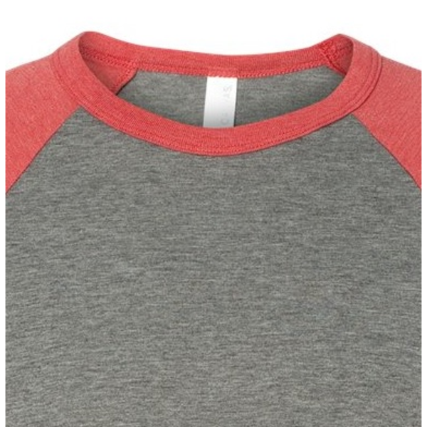 Bella + Canvas® Triblend Unisex Baseball 3/4-Sleeve Tee
