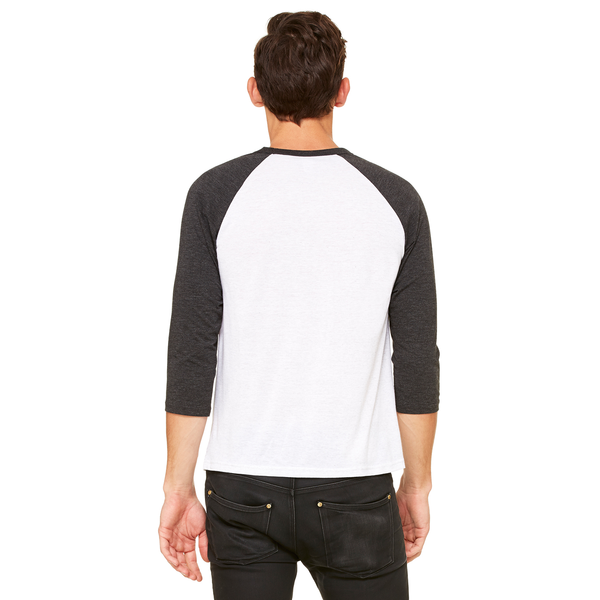 Bella + Canvas® Triblend Unisex Baseball 3/4-Sleeve Tee