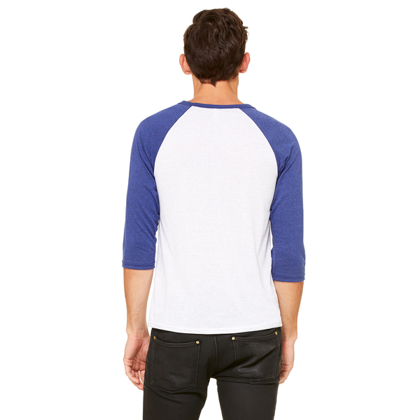 Bella + Canvas® Triblend Unisex Baseball 3/4-Sleeve Tee