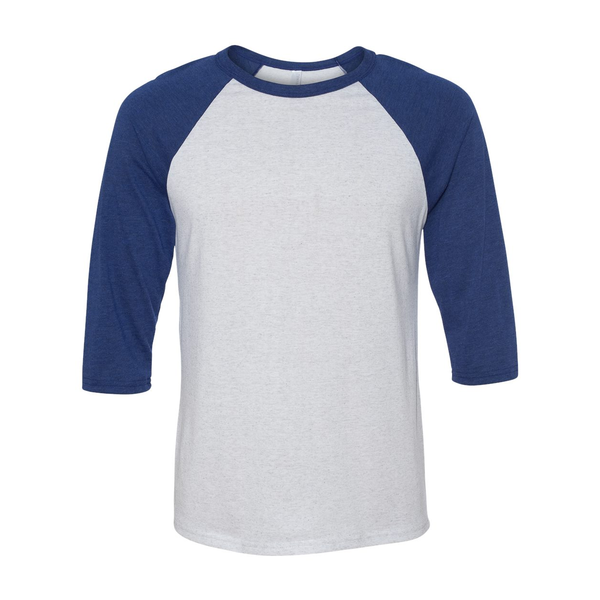Bella + Canvas® Triblend Unisex Baseball 3/4-Sleeve Tee