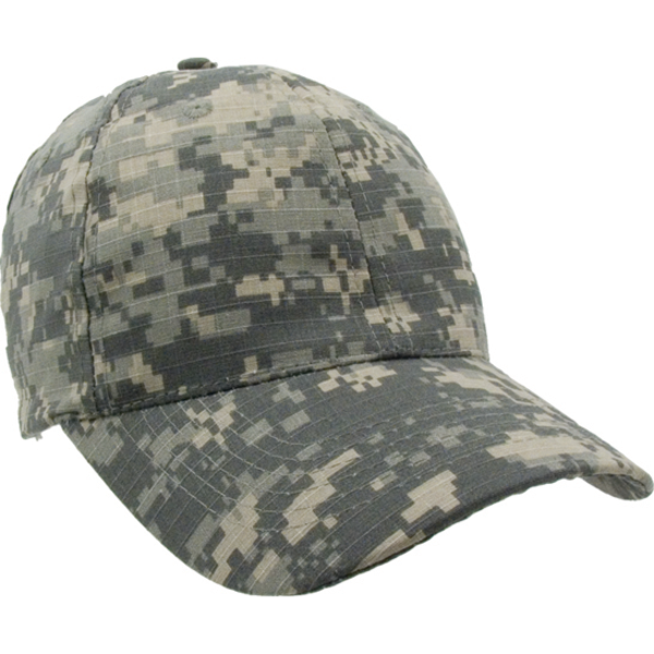 Digital Camo Cotton Twill Unconstructed Cap