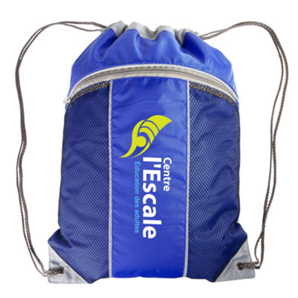 Leader 210D Polyester Drawstring Backpack