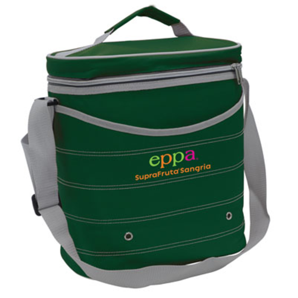 Zebra Striped Polyester Cooler Bag