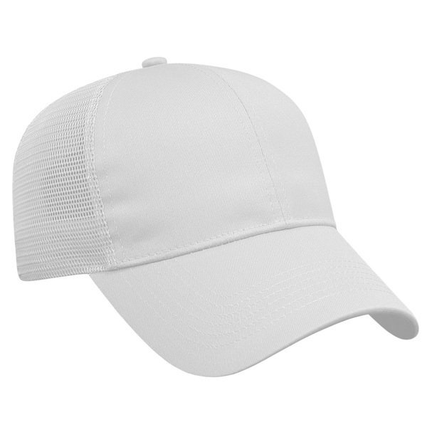 Value Cotton Twill Constructed Cap with Mesh Back
