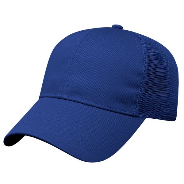 Value Cotton Twill Constructed Cap with Mesh Back