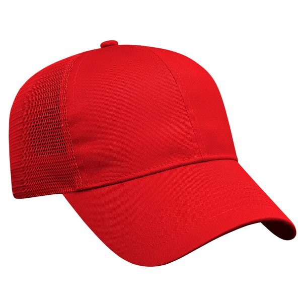 Value Cotton Twill Constructed Cap with Mesh Back
