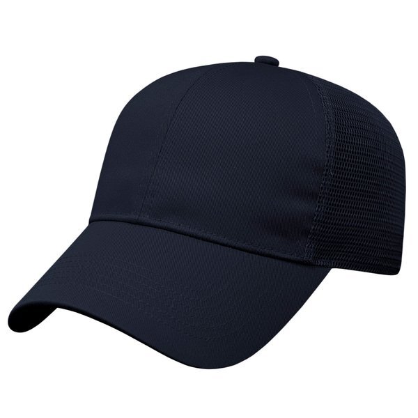 Value Cotton Twill Constructed Cap with Mesh Back