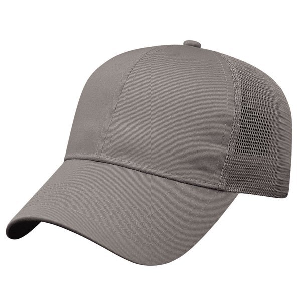 Value Cotton Twill Constructed Cap with Mesh Back