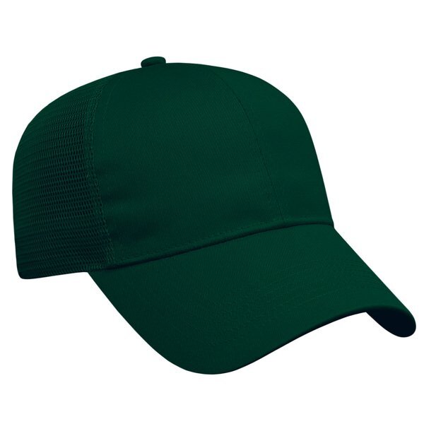 Value Cotton Twill Constructed Cap with Mesh Back