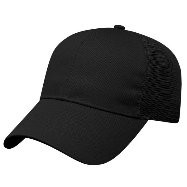 Value Cotton Twill Constructed Cap with Mesh Back