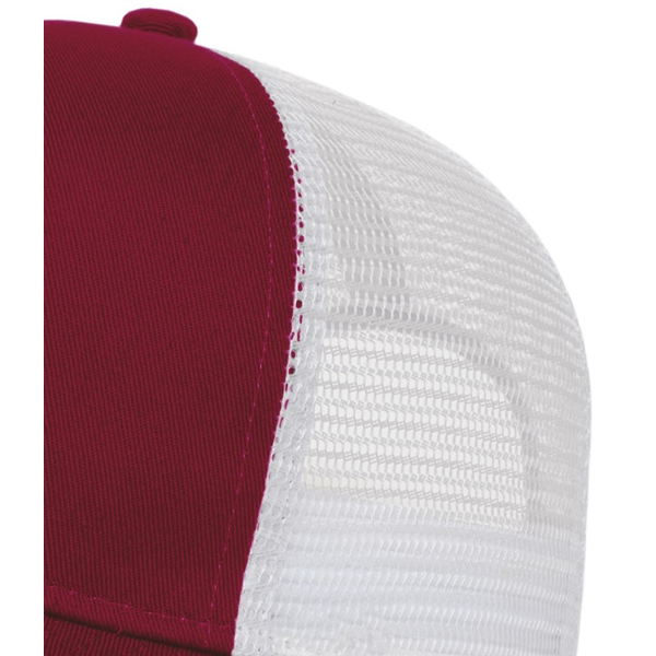 Value Two Tone Cotton Twill Constructed Cap with Mesh Back
