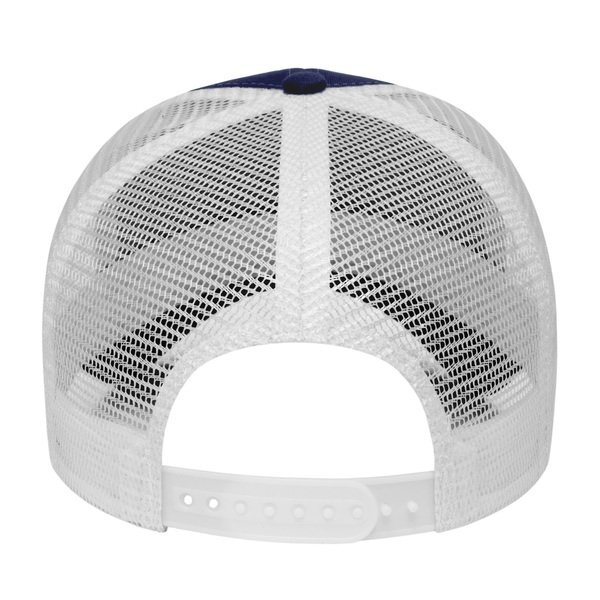 Value Two Tone Cotton Twill Constructed Cap with Mesh Back