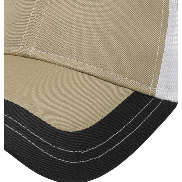 Value Two Tone Polyester Constructed Cap with Mesh Back