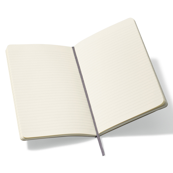 Moleskine® Soft Cover Ruled Large Notebook, 5" x 8-1/4"