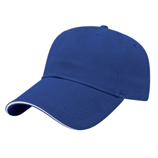 Value Brushed Cotton Twill Constructed Sandwich Cap