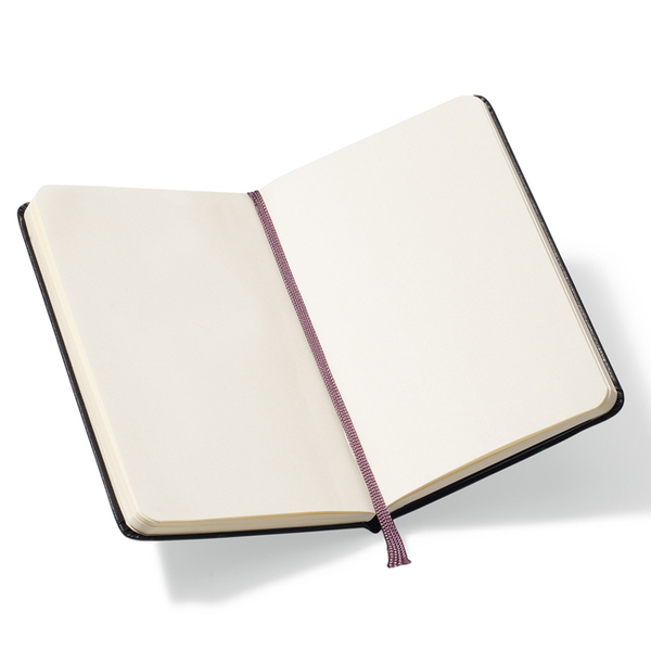 Moleskine® Hard Cover Unlined Pocket Notebook, 3-1/2" x 5-1/2"