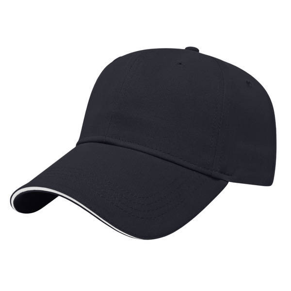 Value Brushed Cotton Twill Constructed Sandwich Cap