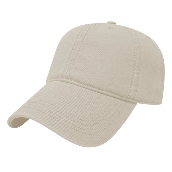 Classic Washed Chino Relaxed Golf Cap with Buckle Closure