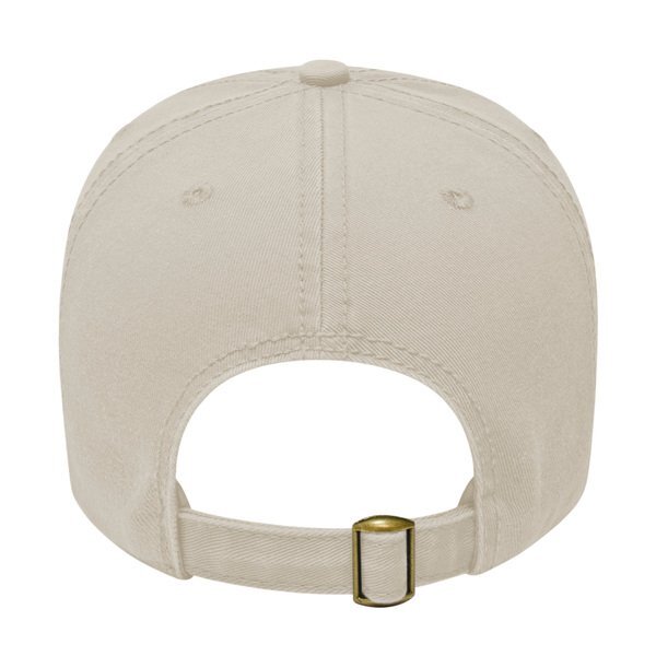 Classic Washed Chino Relaxed Golf Cap with Buckle Closure