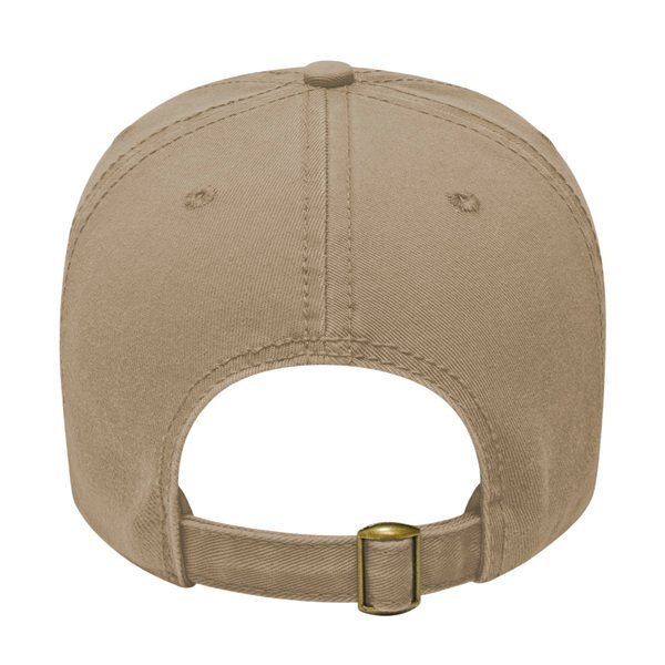 Classic Washed Chino Relaxed Golf Cap with Buckle Closure