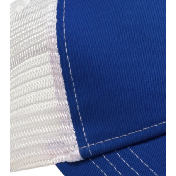 Classic Contrast Stitch Chino Constructed Cap with Mesh Back