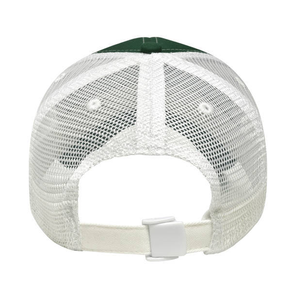 Classic Contrast Stitch Chino Constructed Cap with Mesh Back