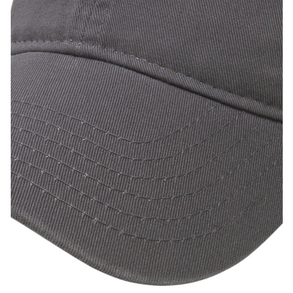 Two Tone Washed Chino Unconstructed Cap with Ultra Soft Mesh Back