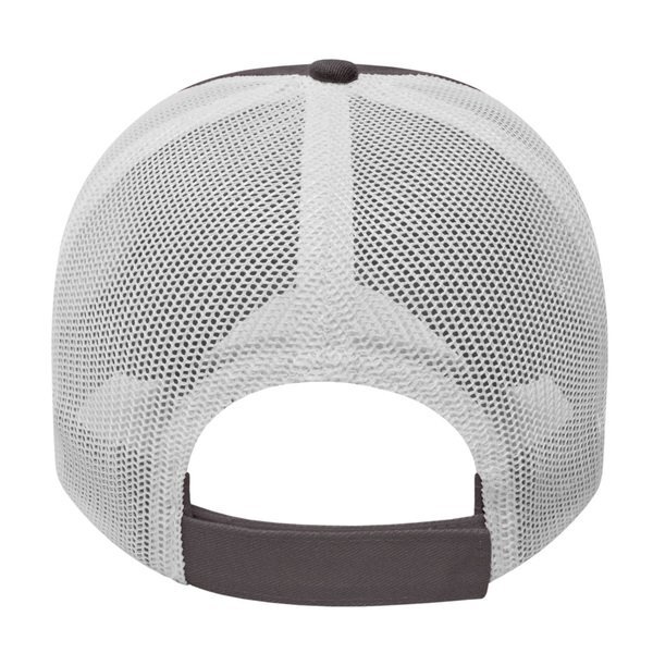 Two Tone Washed Chino Unconstructed Cap with Ultra Soft Mesh Back