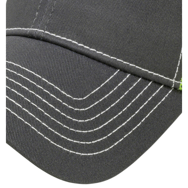 Gradient Chino Constructed Cap with Mesh Back