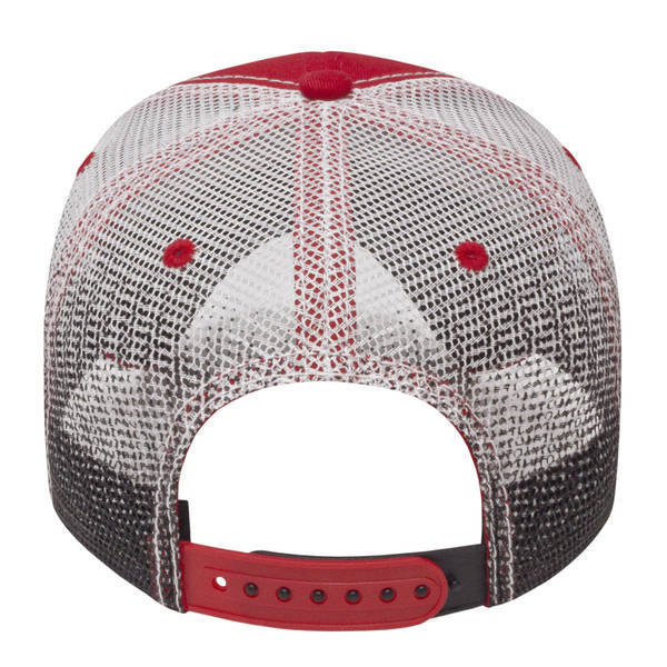 Gradient Chino Constructed Cap with Mesh Back