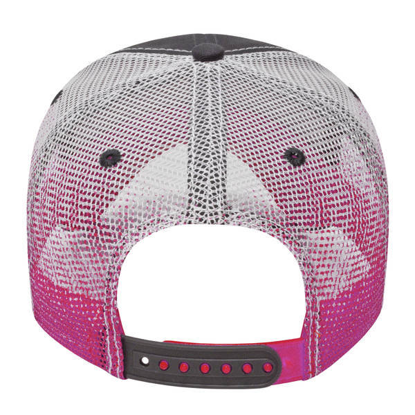 Gradient Chino Constructed Cap with Mesh Back