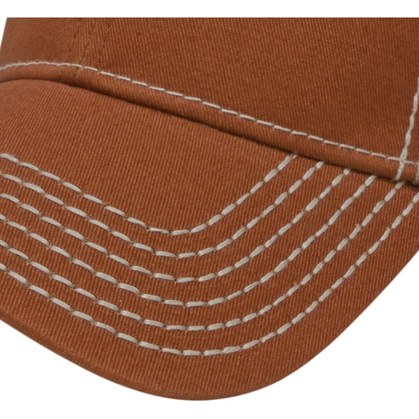 Heavy Contrast Stitch Chino Constructed Cap with Realtree® Camo Back