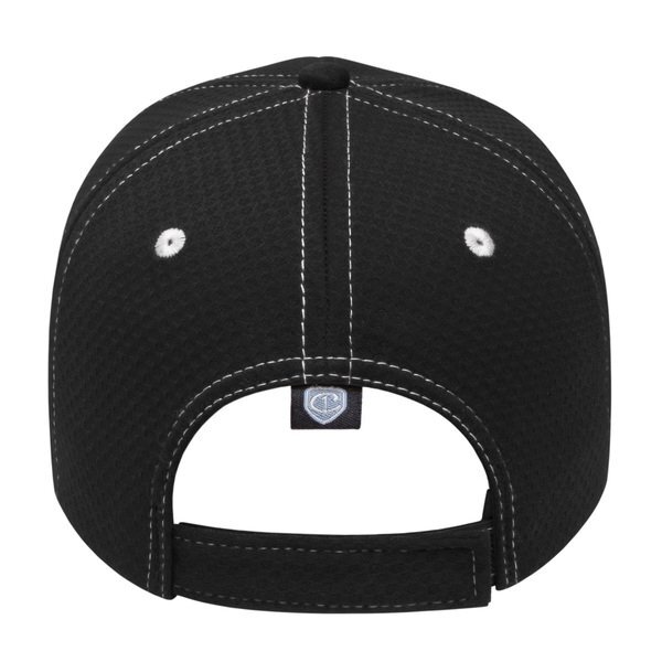 Soft Textured Polyester Mesh Constructed Performance Cap