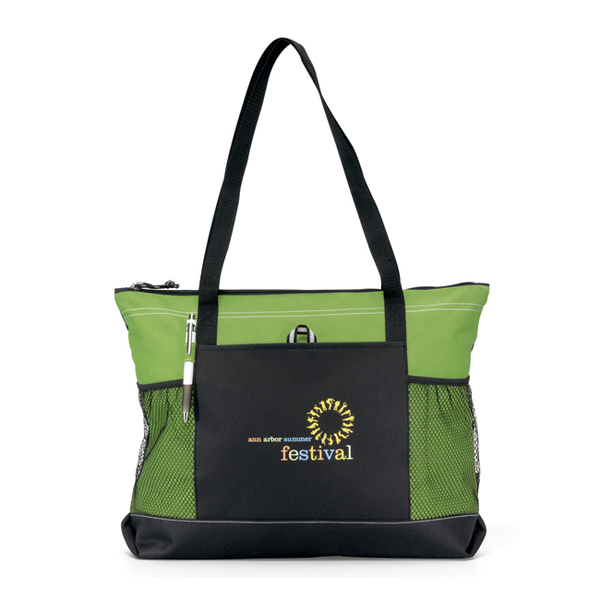 Windom Zippered Polycanvas Tote