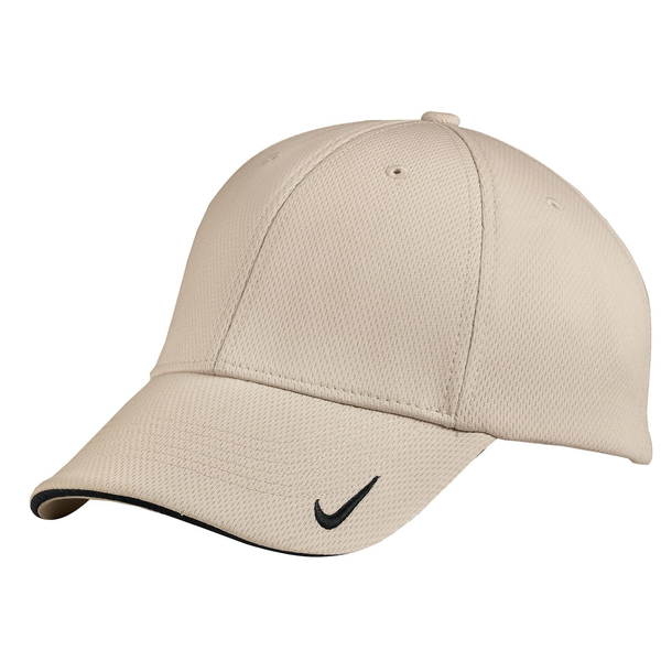 NIKE® Golf Dri-FIT Mesh Swoosh Flex Constructed Fitted Sandwich Cap