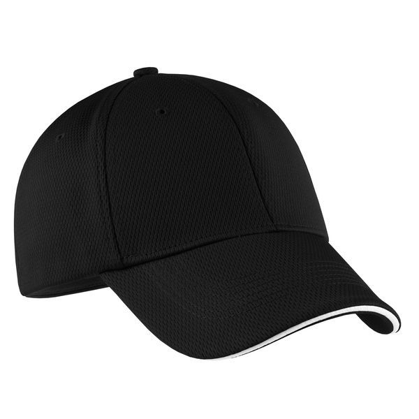 NIKE® Golf Dri-FIT Mesh Swoosh Flex Constructed Fitted Sandwich Cap