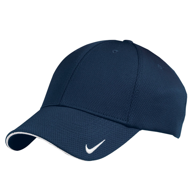 NIKE® Golf Dri-FIT Mesh Swoosh Flex Constructed Fitted Sandwich Cap