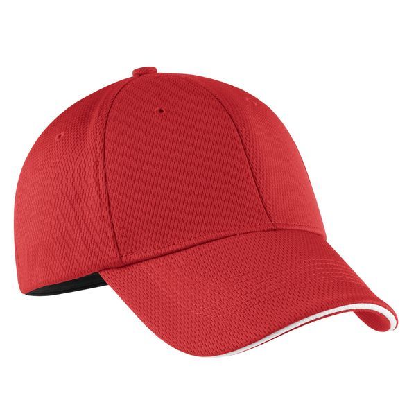 NIKE® Golf Dri-FIT Mesh Swoosh Flex Constructed Fitted Sandwich Cap