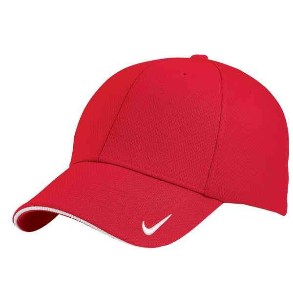 NIKE® Golf Dri-FIT Mesh Swoosh Flex Constructed Fitted Sandwich Cap